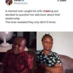 Married Man Catches his Wife Cheating and Confronts her Lover Married man catches his wife ch3&ting and confronts her lover, who claims they only ‘opueh’ just